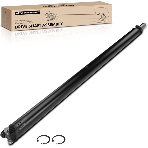 A-Premium Rear Drive Shaft Driveshaft Assembly Compatible with Chevrolet Silverado 1500 & GMC Sierra 1500, 2014 2015 2016 2017 2018, 4.3L, 4WD, 143.5 inch Wheel Base, Complete Prop Shaft