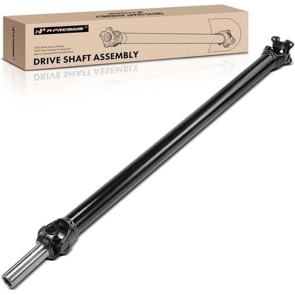 A-Premium Rear Complete Drive Shaft Prop Shaft Driveshaft Assembly Compatible with Ford F-150 1991-1996 4WD E4OD Automatic 4-Speed Transmission 133" Wheelbase 96.0" Bed Length Standard Cab Pickup