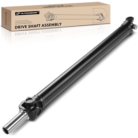 A-Premium Rear Complete Drive Shaft Prop Shaft Driveshaft Assembly Compatible with Jeep Grand Cherokee 1999-2004, Automatic Transmission, 45RFE Transmission, Replace# 52099487AB, 52099487AC