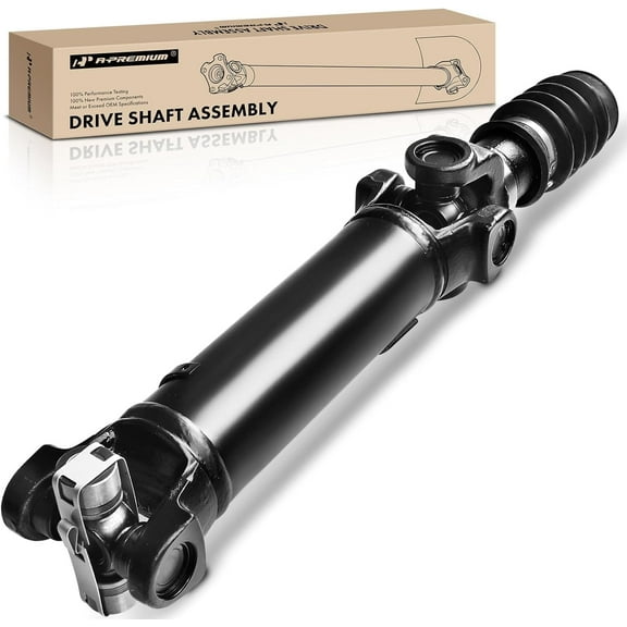 A-Premium Rear Complete Drive Shaft Prop Shaft Driveshaft Assembly Compatible with Jeep Wrangler 1997-2006 L6 4.0L Sport Utility, 4WD, Replace# 52098784AC, 52098784AB