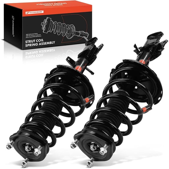 A-Premium Rear Complete Strut & Coil Spring Assembly Compatible with Toyota Highlander Hybrid 2008 2009 2010 2011 2012 2013, AWD