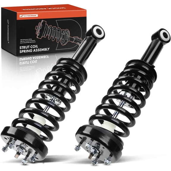 A-Premium Rear Complete Suspension Strut & Coil Spring Assembly Compatible with Ford Thunderbird 2002-2005 V8 3.9L Driver and Passenger Side 2-PC Set
