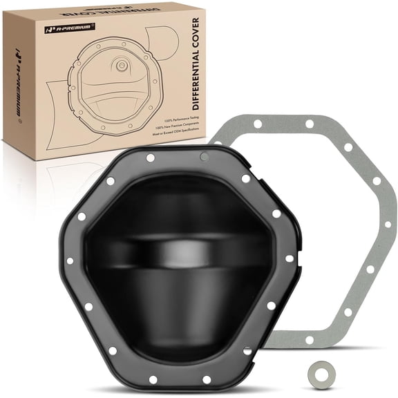 A-Premium 10.5 Ring Gear Rear Differential Cover W/Gasket & Magnet | Compatible with Chevy Silverado 2500 2500HD, Express, Suburban, Avalanche, C3500HD, K2500 & GMC Sierra 2500 2500HD, Savana