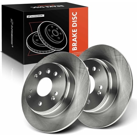 A-Premium Rear Disc Brake Rotors Compatible with Acura TL 2004-2008 Honda Element 2003-2011 2-PC Set