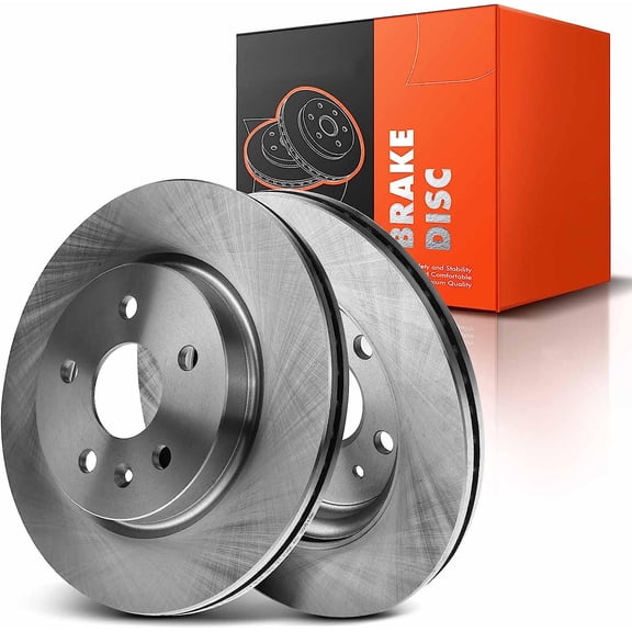 A-Premium Rear Disc Brake Rotors Set Compatible with Chevrolet Malibu Impala Camaro Buick LaCrosse Regal Allure Cadillac XTS CT5 CT6 Saab 9-5 Only 2-PC