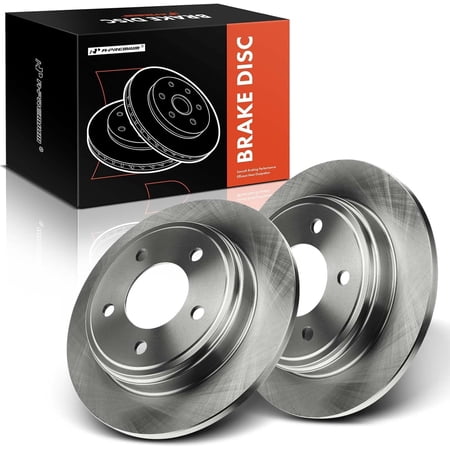 A-Premium Rear Disc Brake Rotors Set Compatible with Chrysler 300M 1999-2004 Concorde 1993-2004 LHS New Yorker Dodge Intrepid Eagle Vision 2-PC-Set