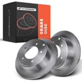 thumbnail image 1 of A-Premium Rear Disc Brake Rotors Set Compatible with Jeep Compass Patriot Chrysler 200 Sebring Dodge Avenger Caliber Mitsubishi Lancer, 1 of 4