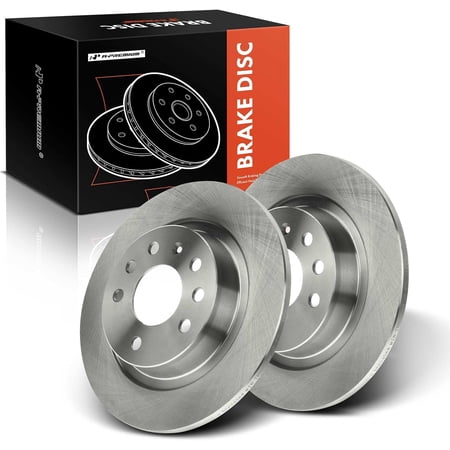 A-Premium Rear Disc Brake Rotors Set Compatible with Saab 9-3 2003-2011 9-3X 2010-2011 2.0L Only 2-PC