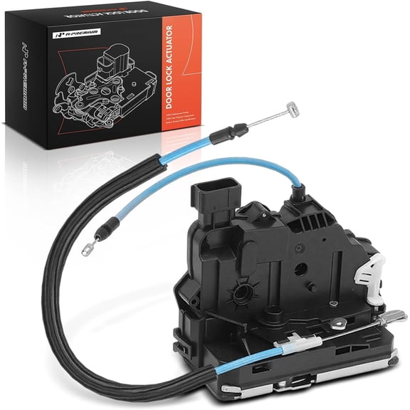 A-Premium Rear Cargo Door Lock Actuator with Cable 68226175AB Compatible with 2016-2019 Ram ProMaster 1500 ProMaster 2500 ProMaster 3500 Cargo Van Door Lock for 68169399AA, 68226175AA