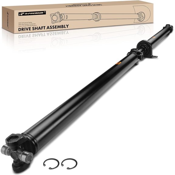 A-Premium Rear Drive Shaft Driveshaft Assembly Compatible with Chevrolet Express 2500 3500 & GMC Savana 2500 3500, 2003-2009, RWD, 4L80-E Auto Trans, 155" Wheelbase, Replace# 25775630, Prop Shaft