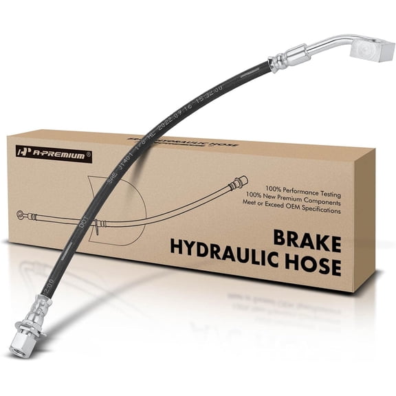 A-Premium Rear Driver Brake Hydraulic Hose Compatible with Dodge and Chrysler Models - Intrepid 2001-2004, Concorde 2001-2004, 300M 2002-2004 3.5L - Replace# 4779221AA