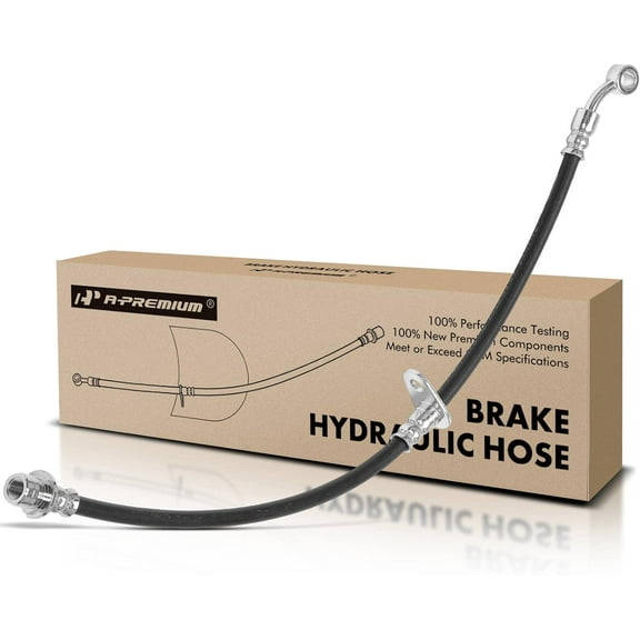 A-Premium Rear Driver Brake Hydraulic Hose Compatible with Select Honda Models - Element 2003 2004 2005 2006 2007 2008 2009 2010 2011 - Replace# 01468SCVA00
