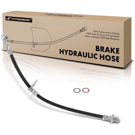 A-Premium Rear Driver Brake Hydraulic Hose Compatible with Select Honda Models - S2000 2000 2001 2002 2003 2004 2005 2006 2007 2008 2009 - Replace# 01468S2A000