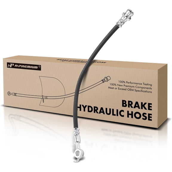 A-Premium Rear Driver Brake Hydraulic Hose Compatible with Select Hyundai and Kia Models - Santa Fe/Santa Fe Sport 2013-2018, Santa Fe XL 2019, Sorento 2014-2015 - Replace# 587372P100