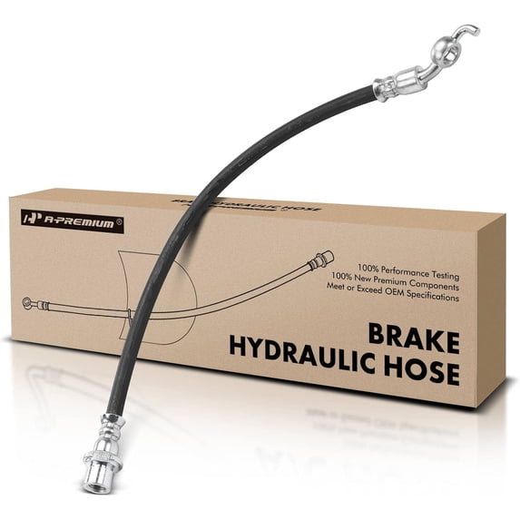 A-Premium Rear Driver Brake Hydraulic Hose Compatible with Select Lexus Models - IS200t 2016-2017, IS250 2014-2015, IS300 2016-2019, IS350 2014-2019 - Replace# 9094702H02
