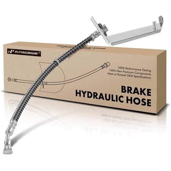 A-Premium Rear Driver Brake Hydraulic Hose Compatible with Land Rover Models - Discovery 1999 2000 2001 2002 2003 2004