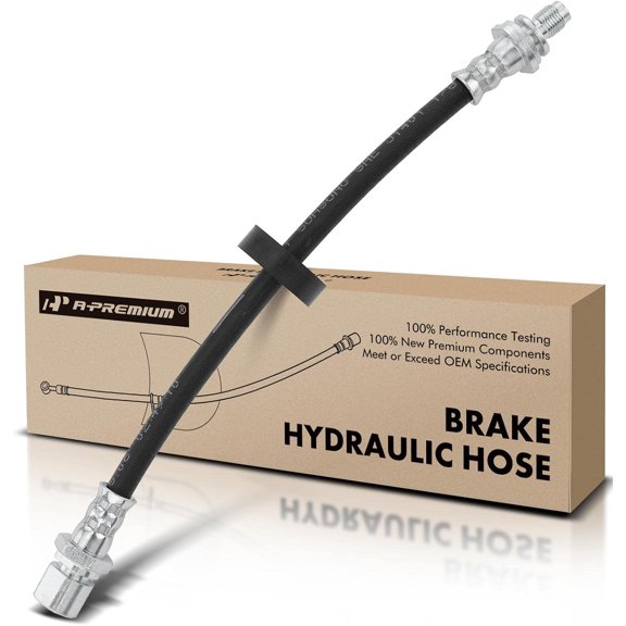A-Premium Rear Driver Brake Hydraulic Hose Compatible with Saab Models - 9-3 1999-2003, 900 1995-1998 - Replace# 4543427