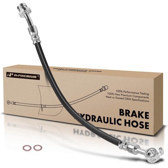A-Premium Rear Driver Brake Hydraulic Hose Compatible with Select Kia Models - Optima 2014 2015 2016 - Replace# 587372T700
