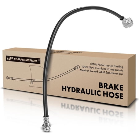 A-Premium Rear Driver Inner Brake Hydraulic Hose Compatible with Select Ford Models - E-150/E-250 2014, E-350 2014-2018, E-450 2015-2017, Econoline Van/Econoline Wagon 2013-2014