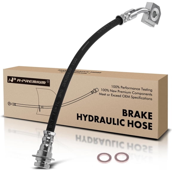 A-Premium Rear Driver Outer Brake Hydraulic Hose Compatible with Ford Models - For F-150 1999-2003, For F-150 Heritage 2004, 5.4L, Supercharged - Replace# 2L3Z2268AA