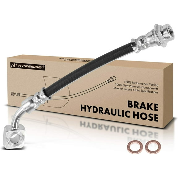 A-Premium Rear Driver Outer Brake Hydraulic Hose Compatible with Select Chevy and Chevy Models - Colorado 2015-2017, Canyon 2015-2017 - Replace# 23209674