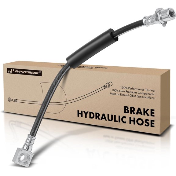 A-Premium Rear Driver Outer Brake Hydraulic Hose Compatible with Select Chevy and GMC Models - Silverado 3500 HD 2011-2012, Sierra 3500 HD 2011-2016