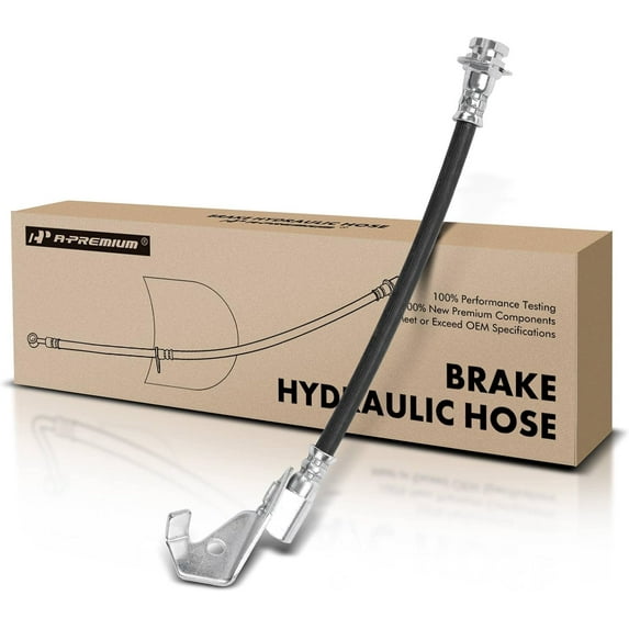 A-Premium Rear Driver Outer Brake Hydraulic Hose Compatible with Select Jeep Models - Cherokee 2014 2015 2016 2017 2018 2019 - Replace# 68175257AD