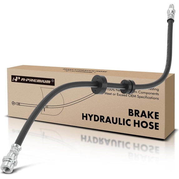 A-Premium Rear Driver or Passenger Brake Hydraulic Hose Compatible with Ford and Mercury Models - Contour 1995-1996, Cougar 2001-2002, Mystique 1995-1996 - Replace# YS8Z2282BA
