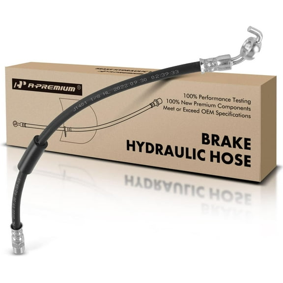 A-Premium Rear Driver or Passenger Brake Hydraulic Hose Compatible with Select BMW Models - M5 2013-2016, M6 2013-2018, M6 Gran Coupe 2014-2019 - Replace# 34322284319