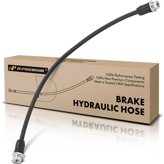 A-Premium Rear Driver or Passenger Brake Hydraulic Hose Compatible with Select Chevy and Nissan Models - City Express 2015-2018, NV200 2013-2020, 2.0L - Replace# 462103LM5A