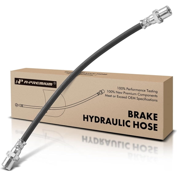 A-Premium Rear Driver or Passenger Brake Hydraulic Hose Compatible with Select Subaru Models - Impreza 1993-2001, Legacy 1995-1998, Without Anti-lock Brakes