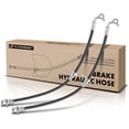thumbnail image 1 of A-Premium Rear Driver and Passenger Brake Hydraulic Hoses Compatible with Select Honda Models - CR-V CRV 2007 2008 2009 2010 2011, 2.4L - Replace# 01466SWA000(Pack of 2), 1 of 6