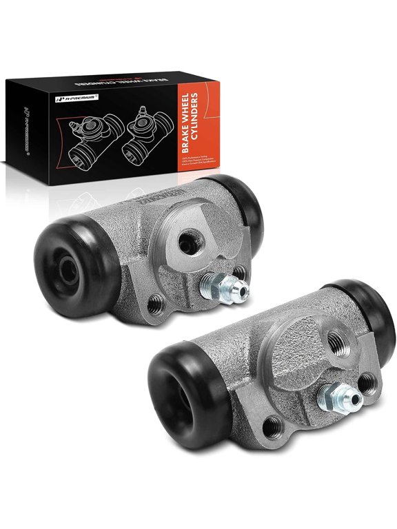 Rear Driver & Passenger Drum Brake Wheel Cylinder Compatible with Select Ford, Jeep, Lincoln, Mercury, AMC, Edsel, Hudson, International Harvester, Nash Models - F-150, F-250, 2-PC Set