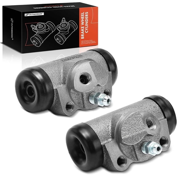 A-Premium Rear Driver & Passenger Drum Brake Wheel Cylinder Compatible with Select Ford, Jeep, Lincoln, Mercury, AMC, Edsel, Hudson, International Harvester, Nash Models - F-150, F-250, 2-PC Set