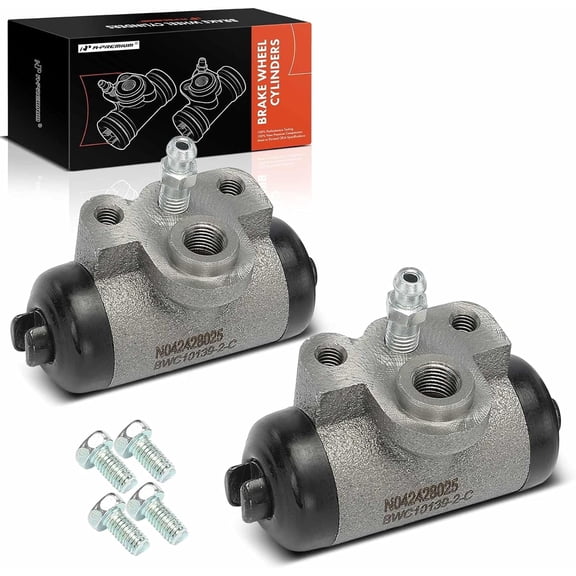 A-Premium Rear Driver and Passenger Drum Brake Wheel Cylinder Compatible with Select Jeep, Dodge and Chrysler Models - Compass 2008-2018, Patriot 2008-2017, Avenger, Caliber, Sebring, 2-PC Set