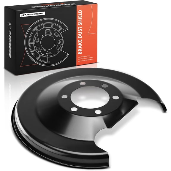 A-Premium Rear Driver or Passenger Side Brake Dust Shield Compatible with Mitsubishi Models - Outlander 2012-2022, Outlander PHEV 2018-2019, ASX 2013-2015