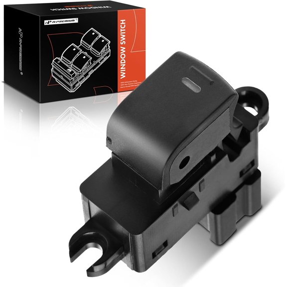 A-Premium Rear Driver or Passenger Side Power Window Switch Compatible with Nissan Altima 2007-2012 Coupe Sedan, Maxima 2009-2014 Sedan, Quest 2011-2013 Mini Passenger Van, Replace# 25411JA00A