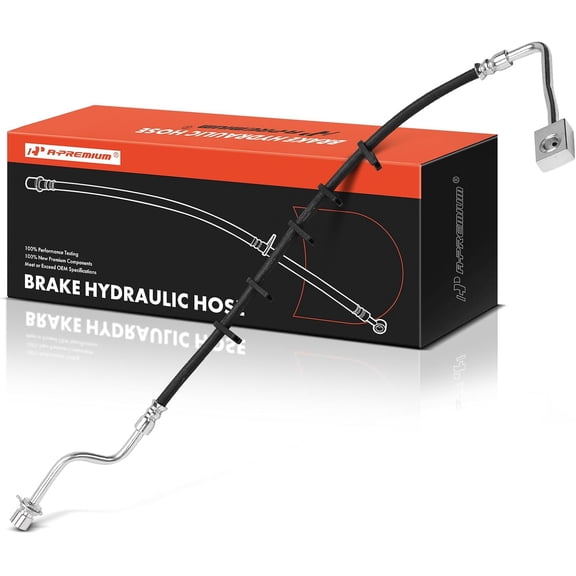 A-Premium Rear Driver Side Brake Hydraulic Hose Compatible with Select Chevrolet, GMC and Isuzu Models - C6500 Kodiak, C7500 Kodiak, T6500, T7500, C6500 Topkick, C7500 Topkick, FTR, FVR, HTR, HVR