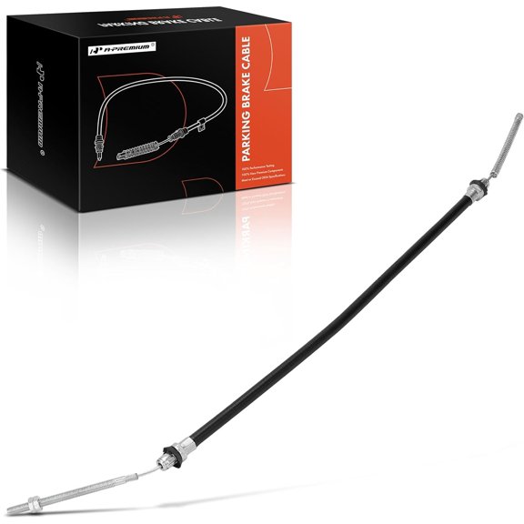 A-Premium Rear Driver Side Parking Brake Cable Assembly Compatible with Buick Models: Regal 1999-2002, Century 1997-2002 - Replace # 10323983, 10406054