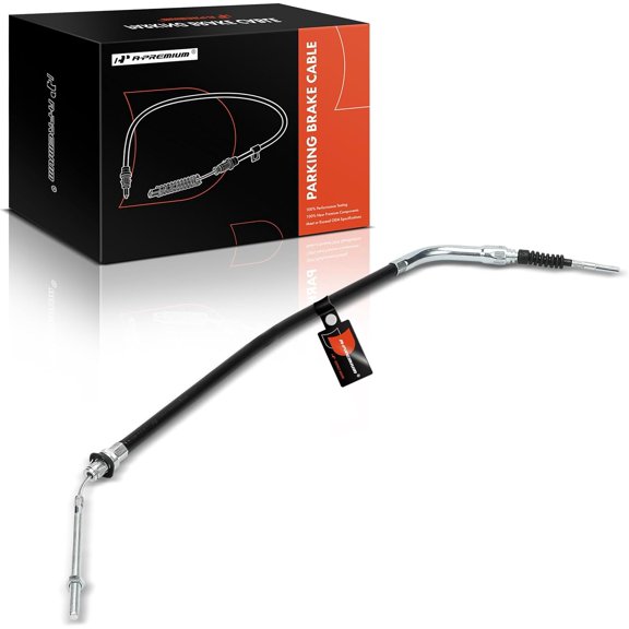 A-Premium Rear Driver Side Parking Brake Cable Assembly Compatible with Buick, Oldsmobile and Pontiac Models: Regal 1997-1999, Intrigue 1998-1999, Grand Prix 1997-1999 - Replace# 10421015