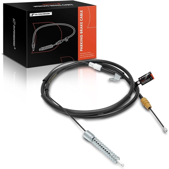 A-Premium Rear Driver Side Parking Brake Cable Assembly Compatible with Chevrolet and GMC Models: Silverado 3500, Silverado 3500 Classic, Silverado 3500 HD, Sierra 3500 - Replace# 15816882
