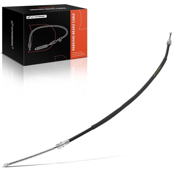 A-Premium Rear Driver Side Parking Brake Cable Assembly Compatible with Ford, Mercury Models: Taurus 1998-2007, Sable 1998-2005 - Replace# F8DZ2A635CA, YF1Z2A635AA