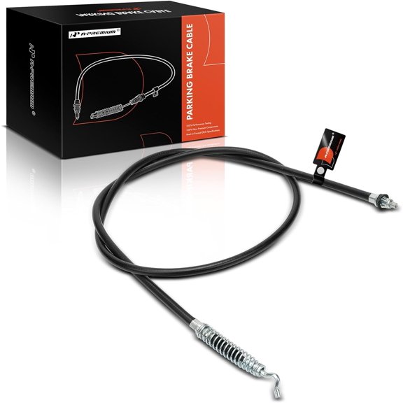 A-Premium Rear Driver Side Parking Brake Cable Assembly Compatible with Ford Models: F-250 Super Duty 2000-2004, F-350 Super Duty 2000-2004, Excursion 2000-2005 - Replace# YC3Z2A635BA