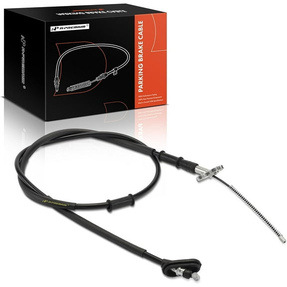 A-Premium Rear Driver Side Parking Brake Cable Assembly Compatible with Honda Models: Accord 2003 2004 2005 2006 2007 - Replace# 47560SDNA01
