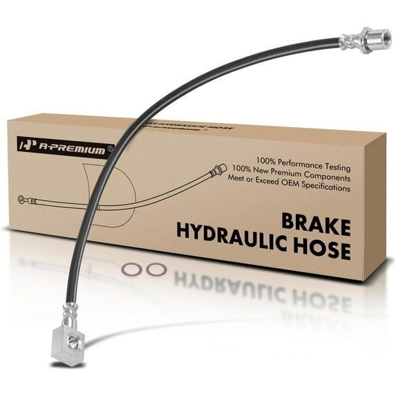 A-Premium Rear Driver or Passenger Brake Hydraulic Hose Compatible with Select Hino Models - 268 2005-2012, 7.7L - Replace# SZ94072235