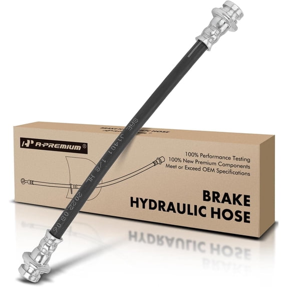 A-Premium Rear Driver or Passenger Brake Hydraulic Hose Compatible with Suzuki Models - Aerio 2002-2007, Esteem 1995-2002 - Replace# 5157050A50