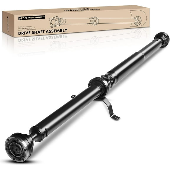 A-Premium Rear Driveshaft Prop Shaft Assembly Compatible with Audi A6 Quattro 1998-2004 V6 2.7L 2.8L 3.0L Automatic Transmission