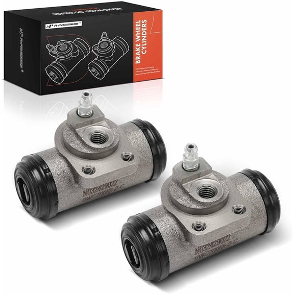 A-Premium Rear Drum Brake Wheel Cylinder Compatible with Select Chevrolet, Cadillac, Oldsmobile & Pontiac Models - Malibu, Classic, Fleetwood, Alero, Cutlass, Grand Am, Grand LeMans, LeMans, 2-PC Set