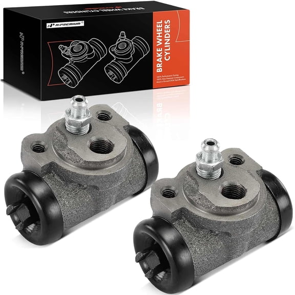 A-Premium Rear Drum Brake Wheel Cylinder Compatible with Select Dodge, Mitsubishi, Chrysler, Eagle, Hyundai and Plymouth Models - Avenger, Mirage, Eclipse, Galant, Sebring, Excel, Champ, 2-PC Set