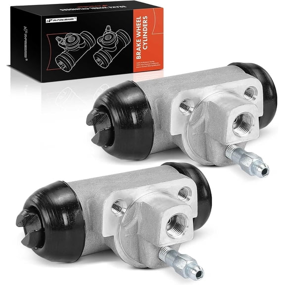 A-Premium Rear Drum Brake Wheel Cylinder Compatible with Select Nissan Models - Frontier 1998-2004, D21 1988-1994, Pickup 1995-1997, RWD, 2-PC Set - Replace# 44100EB70A, 441008Z500